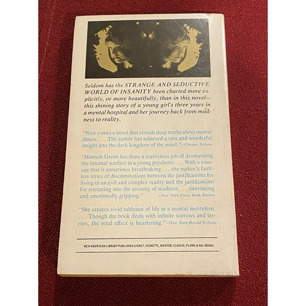 I NEVER PROMISED YOU A ROSE GARDEN HANNAH GREEN PB1964 STRANGE WORLD OF INSANITY